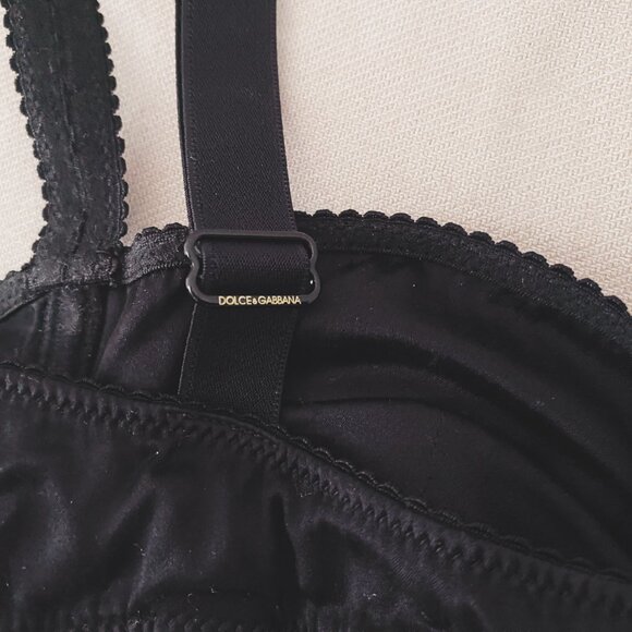 Dolce & Gabbana Satin Balconette Bra - Picture 3 of 8